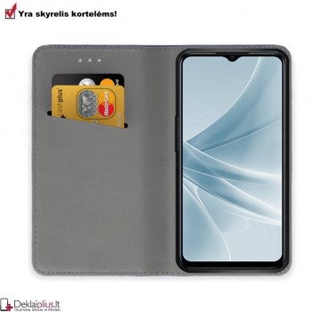 Telone atverčiamas dėklas - juodas (Oppo A57/A57s/A57e) Telone atverčiamas dėklas - juodas (Oppo A57/A57s/A57e)
